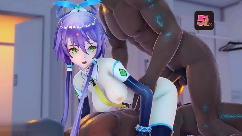  [AKT]3D虚拟歌姬洛天依：高潮不断，极致快感沉沦！ 